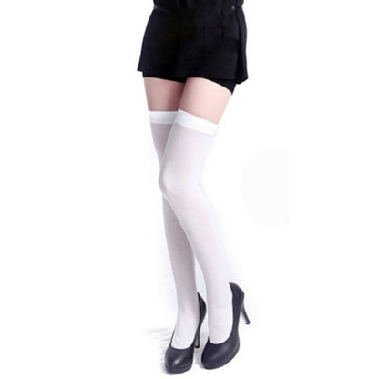 3 Pairs Sexy Thigh High Stocking Women Over knee Socks Female Hosiery Stockings(Black) - Outdoor & Sports by buy2fix | Online Shopping UK | buy2fix