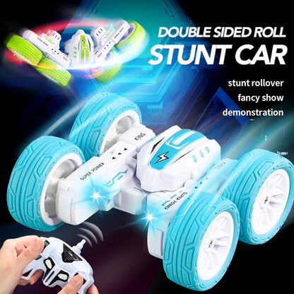 2.4G Remote Control Mini Light Drift Stunt 4WD Toy Car(Blue) - RC Cars by buy2fix | Online Shopping UK | buy2fix