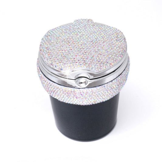 Studded Diamond Car Ashtray with Led Lamp(AB) - Ashtrays by buy2fix | Online Shopping UK | buy2fix