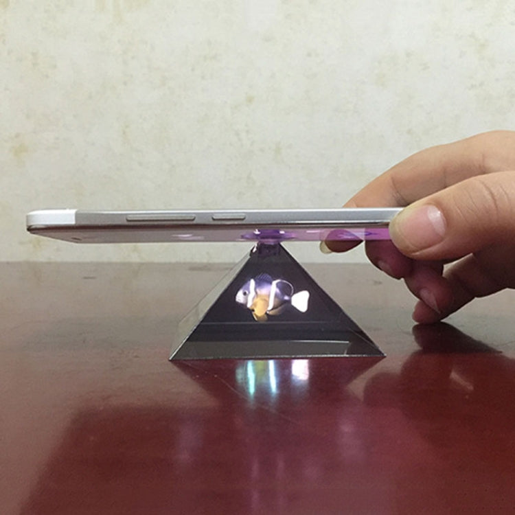 10 PCS 3D Pyramid Magic Projection Mobile Phone Simple Holographic Projection Film - Consumer Electronics by buy2fix | Online Shopping UK | buy2fix