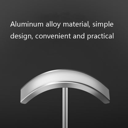 Aluminum Alloy Headset Bracket Weaving Headset Metal Display Stand(Black) - Apple Accessories by buy2fix | Online Shopping UK | buy2fix