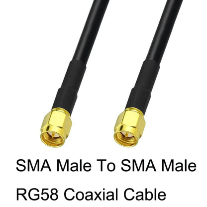 SMA Male To SMA Male RG58 Coaxial Adapter Cable, Cable Length:3m - Connectors by buy2fix | Online Shopping UK | buy2fix