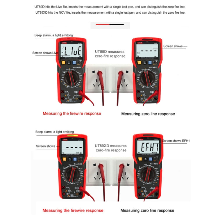 UNI-T UT89XD Digital High-Precision Multimeter Digital Display Multi-Meter - Consumer Electronics by UNI-T | Online Shopping UK | buy2fix