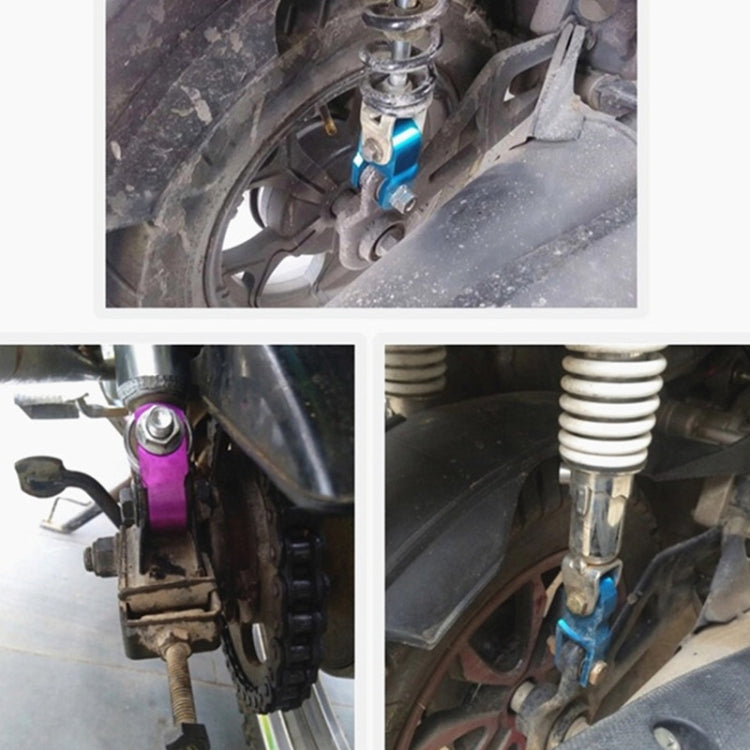 2 Pairs Shock Absorber Extender Height Extension for Motorcycle Scooter, Size: Large(Purple) - In Car by buy2fix | Online Shopping UK | buy2fix