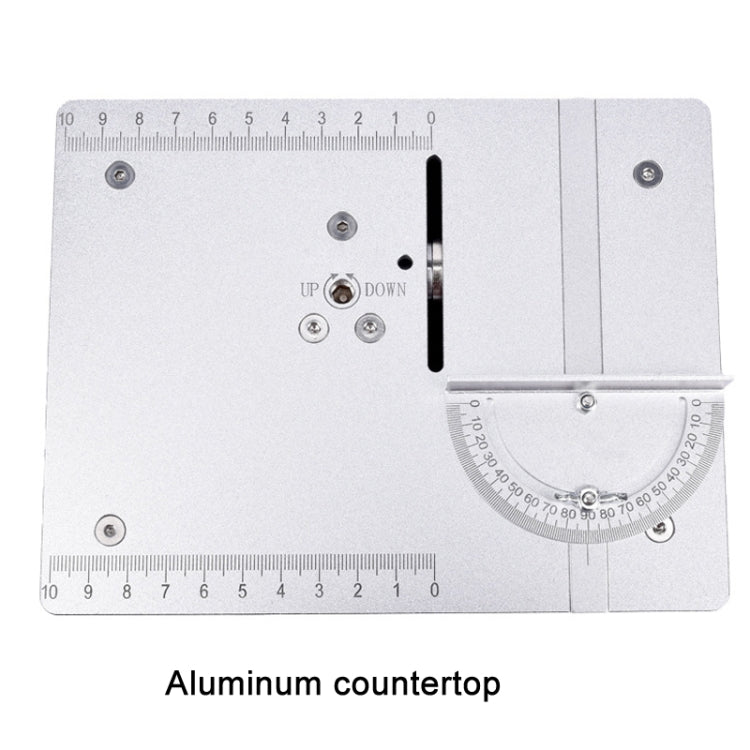 S3  96W Liftable Table Mini Table Saw Aluminum Cutting Machine,Spec: Black Standard(EU Plug) - Electric Saws & Accessories by buy2fix | Online Shopping UK | buy2fix