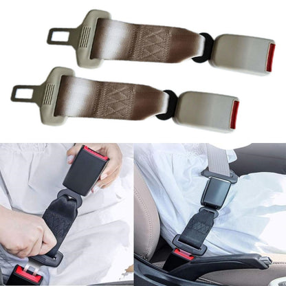 2 PCS Child And Pregnant Woman Car Seat Belt Extender, Length:36cm(Beige) - In Car by buy2fix | Online Shopping UK | buy2fix