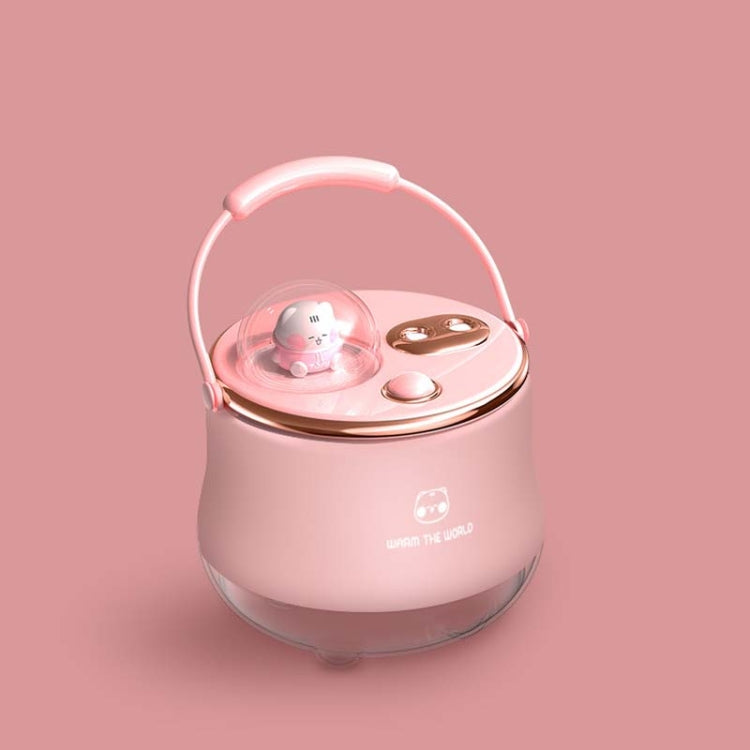 F08 Wired Water Replenishing Double Spray Humidifier LED Night Light Humidifier(Pink) - Home & Garden by buy2fix | Online Shopping UK | buy2fix