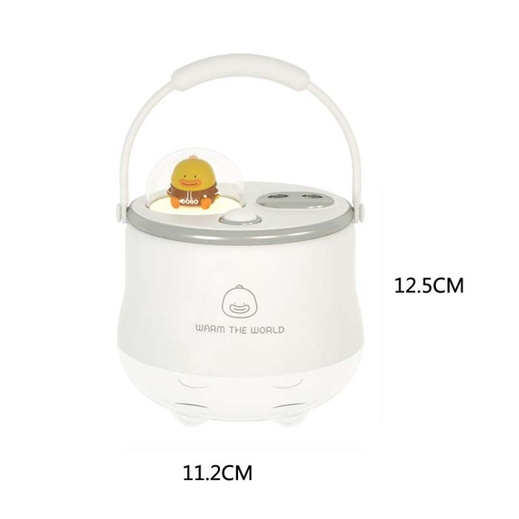 F08 Wireless Water Replenishing Double Spray Humidifier LED Night Light Humidifier(White) - Home & Garden by buy2fix | Online Shopping UK | buy2fix