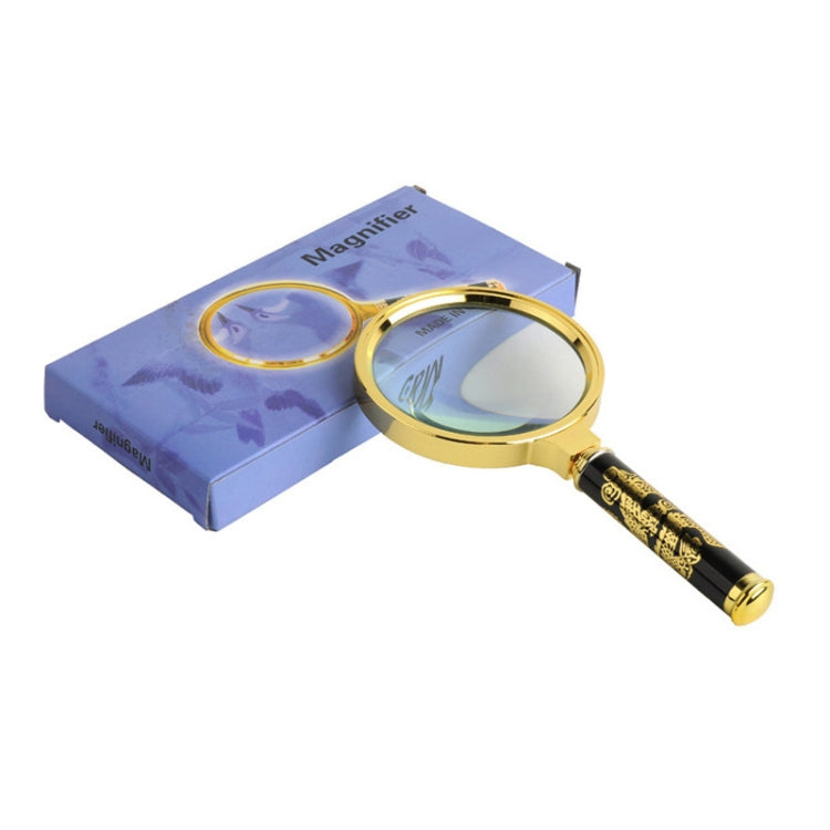 2pcs Elderly Reading Books Handheld Magnifier, Diameter:100mm(Removable Handle) - Consumer Electronics by buy2fix | Online Shopping UK | buy2fix