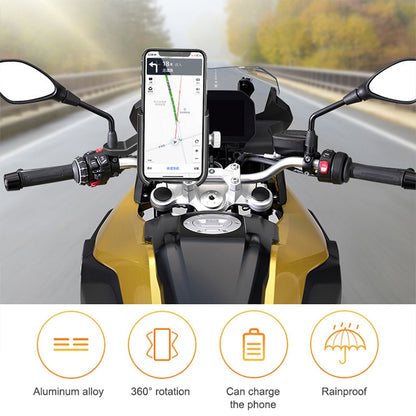 Bicycle Mobile Phone Holder Motorcycle Electric Car Navigation Mobile Phone Holder, Style:Rearview Mirrors(Black) - Holders by buy2fix | Online Shopping UK | buy2fix