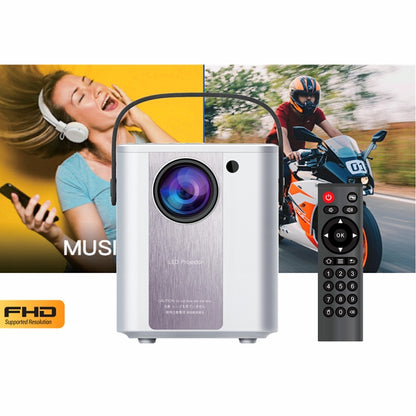 C500 Portable Mini LED Home HD Projector, Style:Basic Version(Black) - Consumer Electronics by buy2fix | Online Shopping UK | buy2fix