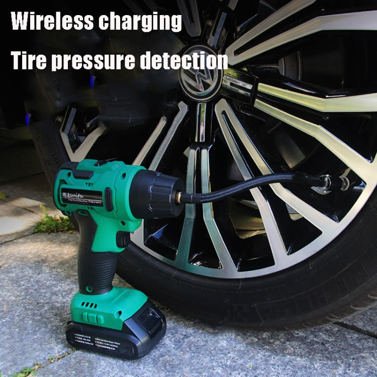 SUITU High-pressure Handheld Smart Digital Display Car Portable Wireless Tire Inflator(Red) - Inflatable Pump by SUITU | Online Shopping UK | buy2fix