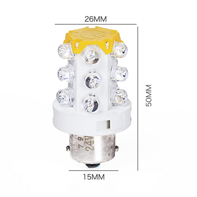 B15 15 LEDs Small Bulb LED Warning Light, Random Color Delivery, Voltage:220V - Security by buy2fix | Online Shopping UK | buy2fix