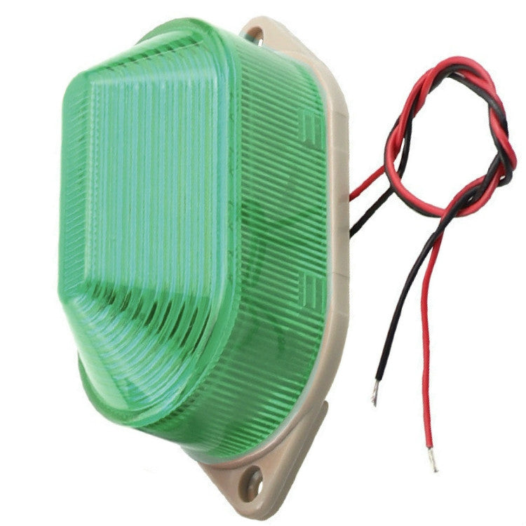 DC24V Led Mini Strobe Signal Warning Light Silent Warning Light(Green) - Warning Lights by buy2fix | Online Shopping UK | buy2fix