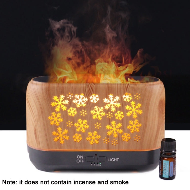 Desktop 3D Simulation Flame Incense Smoked Machine Humidifier, Colour:White(EU Plug) - Home & Garden by buy2fix | Online Shopping UK | buy2fix