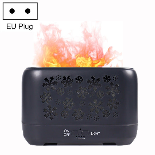 Desktop 3D Simulation Flame Incense Smoked Machine Humidifier, Colour:Gray(EU Plug) - Home & Garden by buy2fix | Online Shopping UK | buy2fix
