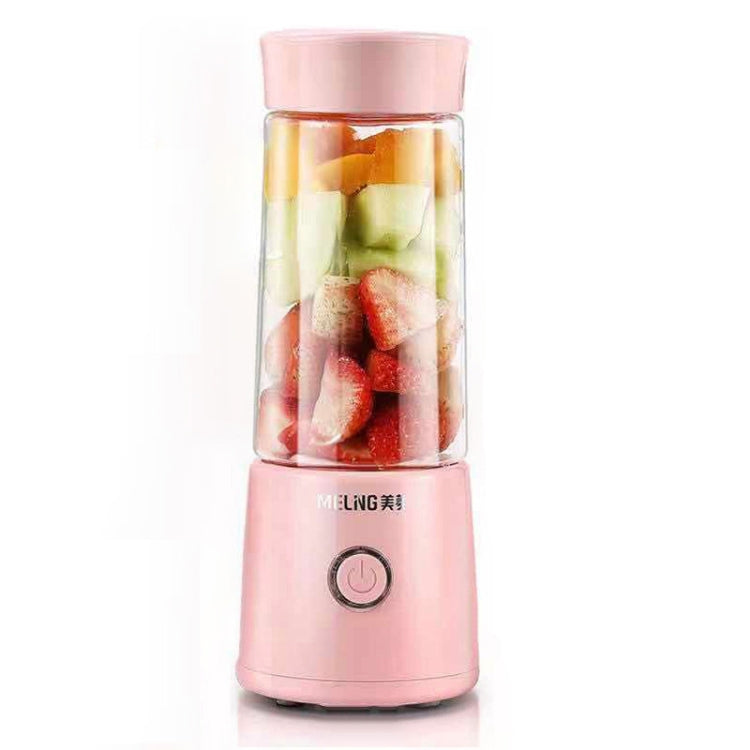 MEILING ML-88 Portable Electric USB Rechargeable Juicer Vegetable Fruit Squeezers Juicer(Pink) - Home & Garden by buy2fix | Online Shopping UK | buy2fix