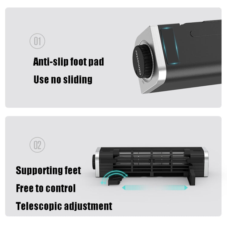 Olmaster Notebook High Air Volume Radiator USB Fan Bracket, Style:Square RGB CF-1692RGB - Computer & Networking by Olmaster | Online Shopping UK | buy2fix