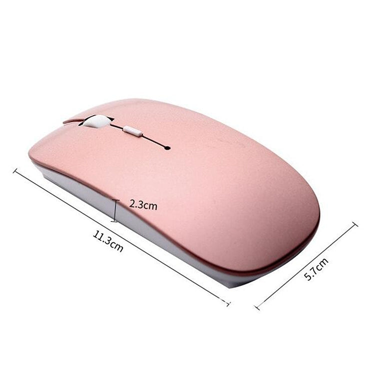 USB External Notebook Desktop Computer Universal Mini Wireless Keyboard Mouse, Style:Keyboard and Mouse Set(Rose Gold) - Wireless Keyboard by buy2fix | Online Shopping UK | buy2fix