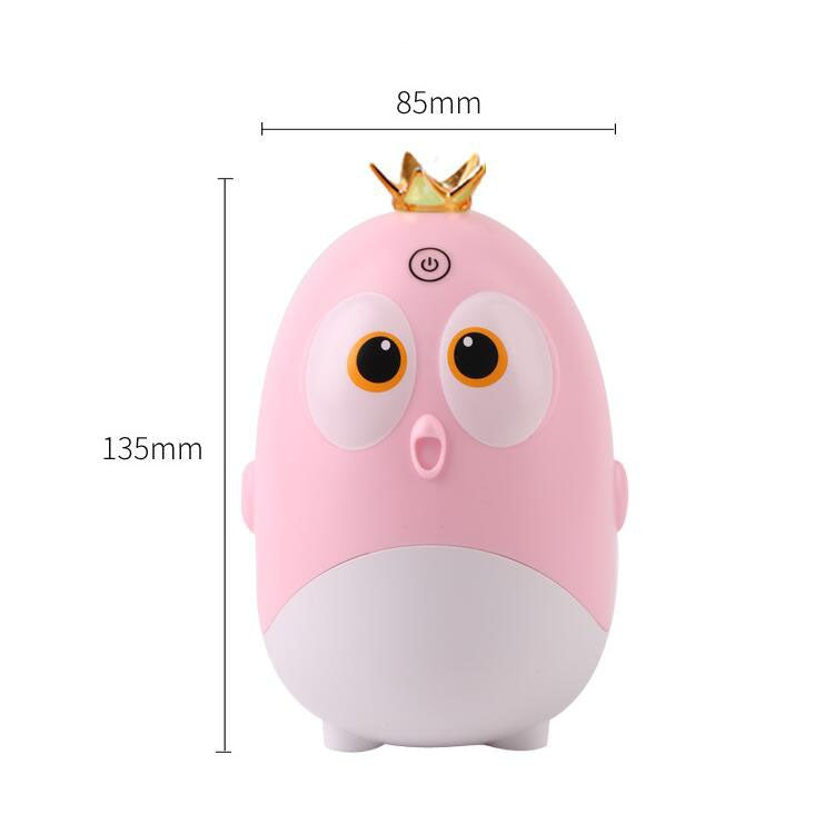 Cute Chicken Crown Office Desktop USB Humidifier Home Mute Aroma Diffuser(Light Pink) - Home & Garden by buy2fix | Online Shopping UK | buy2fix