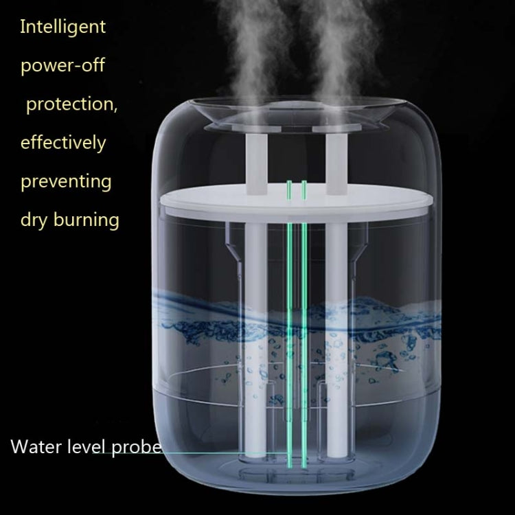 M09 Dual Nozzles Air Humidifier LED Digital Display UV Sterilization Portable Car Humidifier, Product specifications: USB Plug-in  Type(Green) - Home & Garden by buy2fix | Online Shopping UK | buy2fix