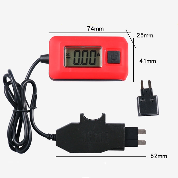 AE150 Automobile Fuse Current Detector Automobile DC Digital Resistance Wire Ammeter - In Car by buy2fix | Online Shopping UK | buy2fix