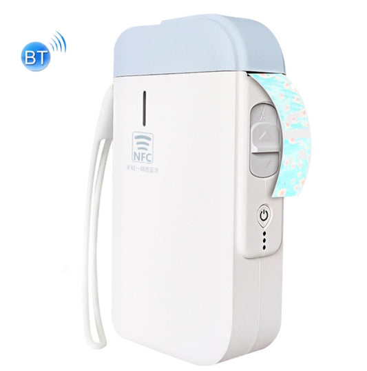 B100 Handheld Portable Bluetooth Mini Label Receipt Printer USB Charging Printer, Specification: Machine+White Label 10 Rolls - Consumer Electronics by buy2fix | Online Shopping UK | buy2fix