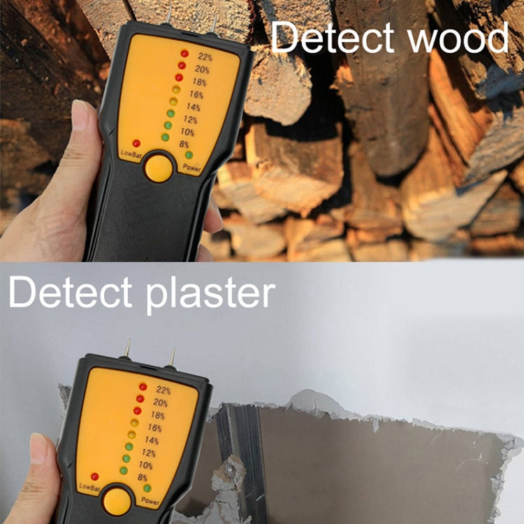 MT210 Wood Moisture Meter Wood Material Water Leak Detector Damp Tester Wood Test Tool - Consumer Electronics by buy2fix | Online Shopping UK | buy2fix