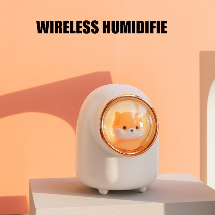 M08 Battery Type Cartoon Space Capsule Car Portable Cute Pet Desktop Humidifier(White) - Home & Garden by buy2fix | Online Shopping UK | buy2fix