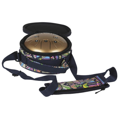 MEIBEITE 5.5-Inch C-Tune Sanskrit Drum Steel Tongue Empty  Worry-Free Drum(Golden) - Percussion Instruments by MEIBEITE | Online Shopping UK | buy2fix