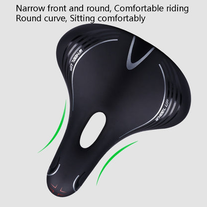 Wheel Up Bicycle Seat Saddle Mountain Bike Road Bike Bicycle Seat Riding Equipment Accessories(Black) - Outdoor & Sports by Wheel Up | Online Shopping UK | buy2fix