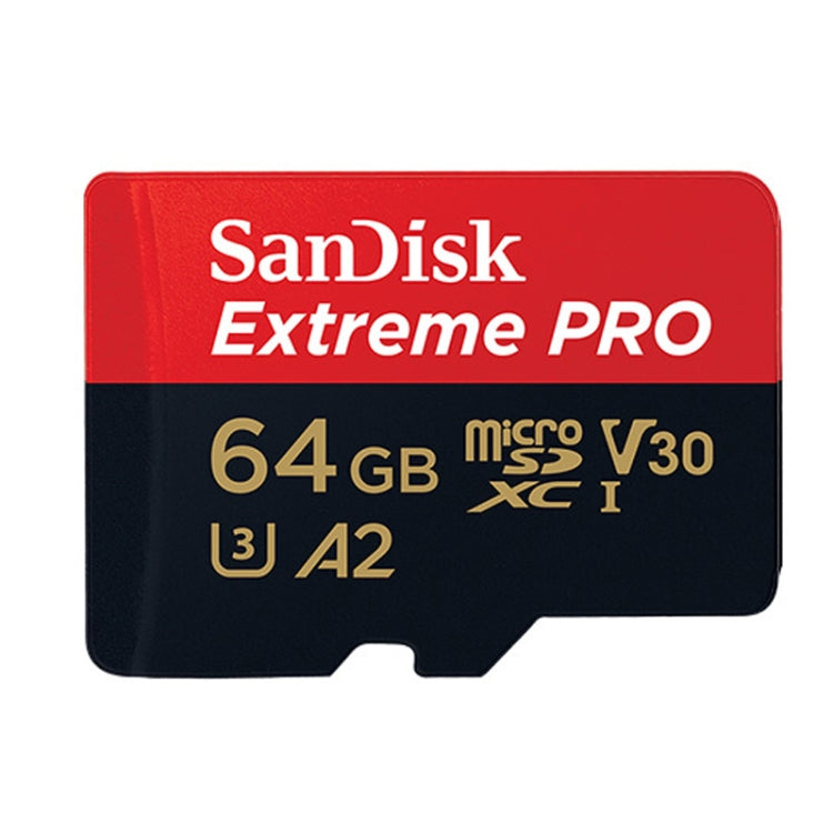 SanDisk U3 High-Speed Micro SD Card  TF Card Memory Card for GoPro Sports Camera, Drone, Monitoring 64GB(A2), Colour: Black Card - Micro SD Card by SanDisk | Online Shopping UK | buy2fix