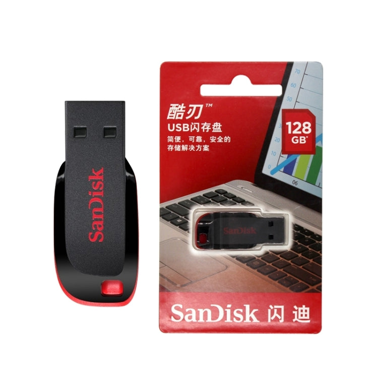 SanDisk CZ50 Mini Office USB 2.0 Flash Drive U Disk, Capacity: 128GB - USB Flash Drives by SanDisk | Online Shopping UK | buy2fix