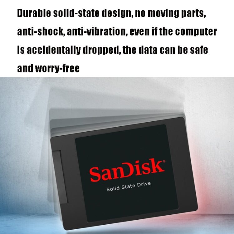 SanDisk SDSSDA 2.5 inch Notebook SATA3 Desktop Computer Solid State Drive, Capacity: 240GB - External Solid State Drives by SanDisk | Online Shopping UK | buy2fix