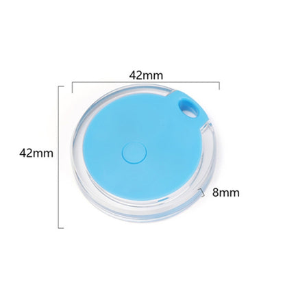 2 PCS Round Bluetooth Anti-Lost Device Mobile Phone Key Two-Way Object Finding Alarm( Blue) - Security by buy2fix | Online Shopping UK | buy2fix