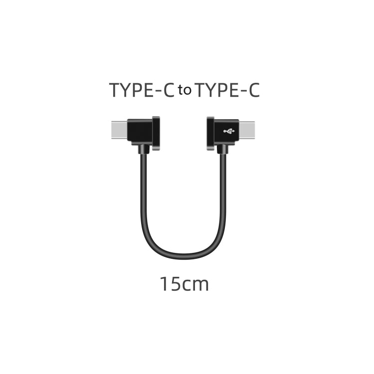 Sunnylife TY-X9304 Suitable For DJI Mavic Air 2S / DJI FPV Flight Glasses V2 / Mavic Mini2 / Osmo Pocket 2 Mobile Phone Tablet Cable 15cm Type-C to Type-C Cable - DJI & GoPro Accessories by buy2fix | Online Shopping UK | buy2fix