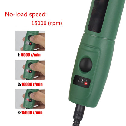 Mini Electrical Engraving Pen Cutting And Polishing Electrical Grinder Tool Set, US Plug(Green) - Home & Garden by buy2fix | Online Shopping UK | buy2fix