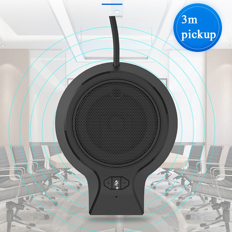 M100PRO Built-in Speaker 360-Degree Pickup Video Voice Call USB Omnidirectional Microphone Conference Microphone Webcast Microphone - Microphone by buy2fix | Online Shopping UK | buy2fix