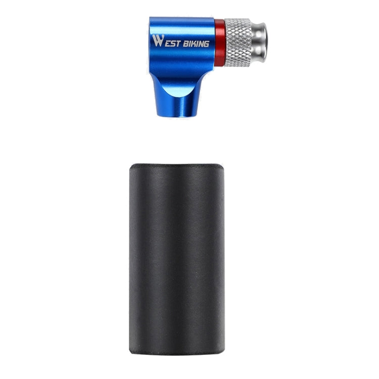 Bicycle CO2 Portable Mini Pump(Blue) - Bicycle Locks & Bicycle Pumps by WEST BIKING | Online Shopping UK | buy2fix