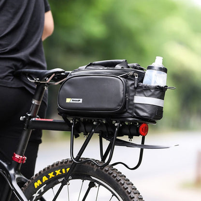 Rhinowalk Riding Equipment Bicycle Rear Bag, Colour: RK6200B Matt Black - Bicycle Bags by Rhinowalk | Online Shopping UK | buy2fix