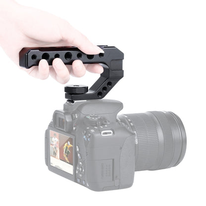 Ulanzi UURig R005 Camera Top Handle Grip with 3 Cold Shoe Adapter Mounts - Camera Stabilizer by Ulanzi | Online Shopping UK | buy2fix