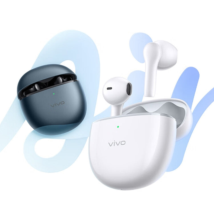 vivo TWS Air Pro Semi-In-Ear Active Noise Reduction Waterproof Wireless Bluetooth Earphones(White) - TWS Earphone by vivo | Online Shopping UK | buy2fix