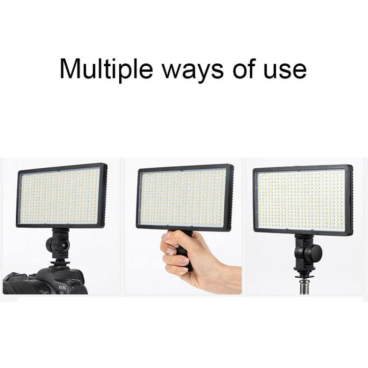 416 LEDs Stepless Adjustment Live Fill Light Reversible Photography Soft Light, Style: 8 inch(EU Plug) -  by buy2fix | Online Shopping UK | buy2fix