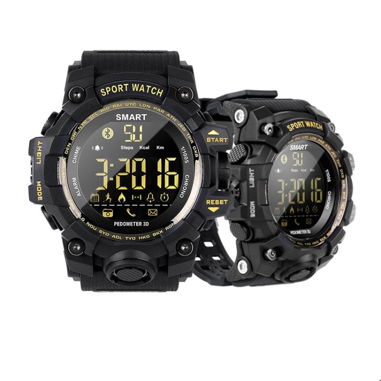 EX16S Sports Smart Watch IP67 Waterproof Outdoor Bluetooth Remote Pedemeter Long Standby - Smart Wear by buy2fix | Online Shopping UK | buy2fix