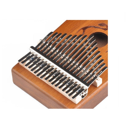 17-Tone Beginner Finger Piano Deer Head Kalimba Thumb Piano(Coffee Kit) - Keyboard Instruments by buy2fix | Online Shopping UK | buy2fix