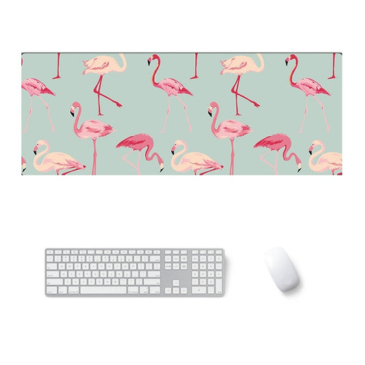 800x300x3mm Office Learning Rubber Mouse Pad Table Mat(5 Flamingo) - Mouse Pads by buy2fix | Online Shopping UK | buy2fix