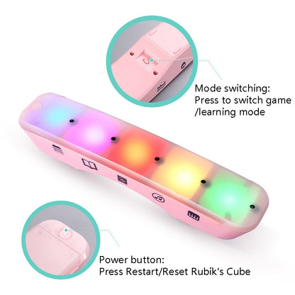 Children Multi-Functional Performance of The Magic Cube Puzzle Toys Baby Intelligence Develop Multi-Mode Music Toys(Pink) - Magic Cubes by buy2fix | Online Shopping UK | buy2fix