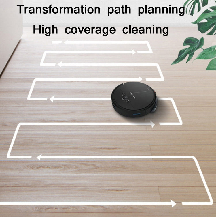 GEERLEPOL Smart Home Automatic Refilling Sweeping Robot, High Configuration Support Mobile Phone APP(Black) - Robot Vacuum Cleaner by GEERLEPOL | Online Shopping UK | buy2fix