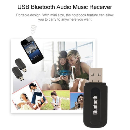 5 PCS USB Bluetooth Music Receiver 3.5mm Bluetooth Speaker Adapter - Apple Accessories by buy2fix | Online Shopping UK | buy2fix