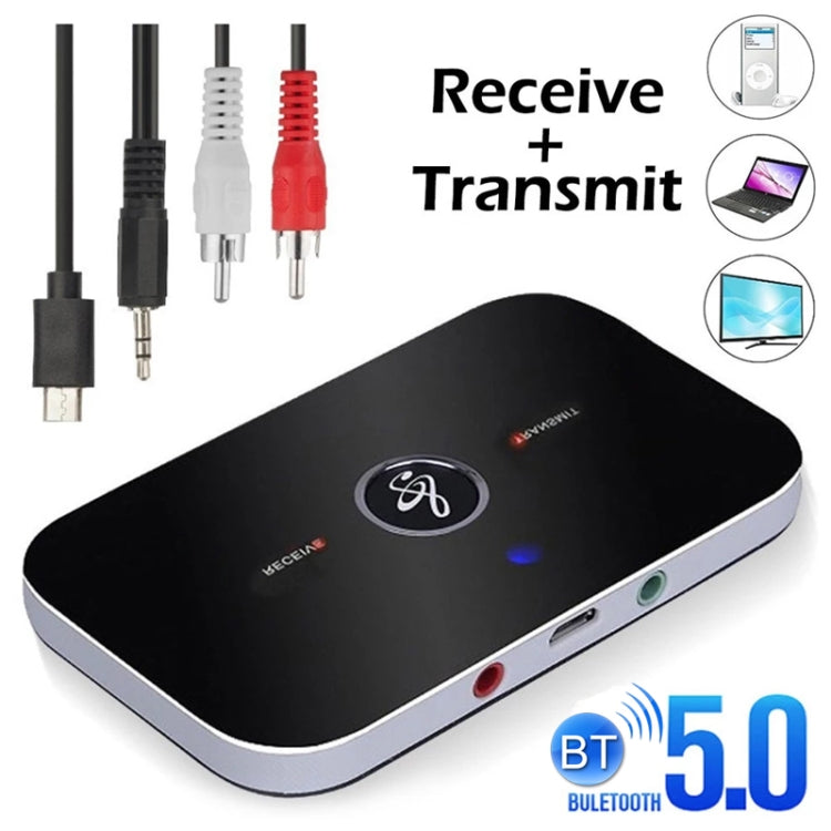 B6 Bluetooth 5.0 Adapter Wireless Audio Receiver And Transmitter - Bluetooth Dongle by buy2fix | Online Shopping UK | buy2fix